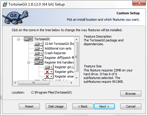 TortoiseGit进行安装的操作流程截图