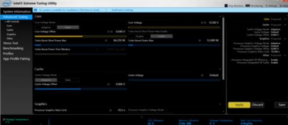 Intel Extreme Tuning Utility具体使用方法截图
