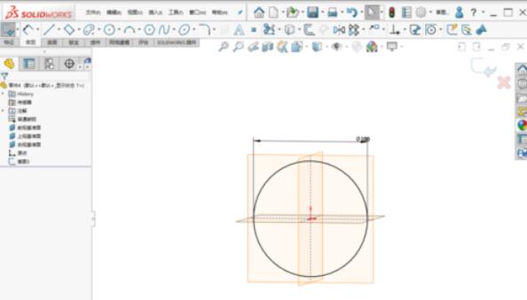 solidworks2019中加厚命令使用操作步骤截图