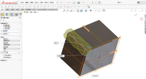 solidworks2019切除扫描的操作流程截图