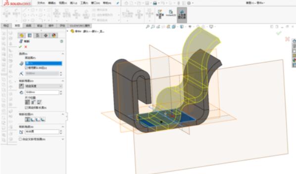 solidworks2019绘制弯折模块的具体操作步骤截图