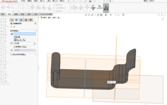 solidworks2019绘制弯折模块的具体操作步骤截图