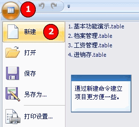 Foxtable新建项目详细操作步骤