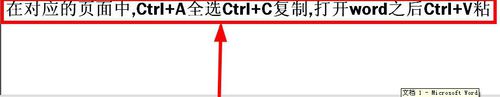 word文档快捷键的操作使用截图