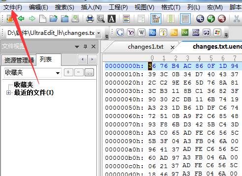 UltraEdit中页面添加页眉的详细操作步骤截图