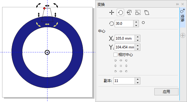 CorelDraw X4设计齿轮零件图形的详细步骤截图