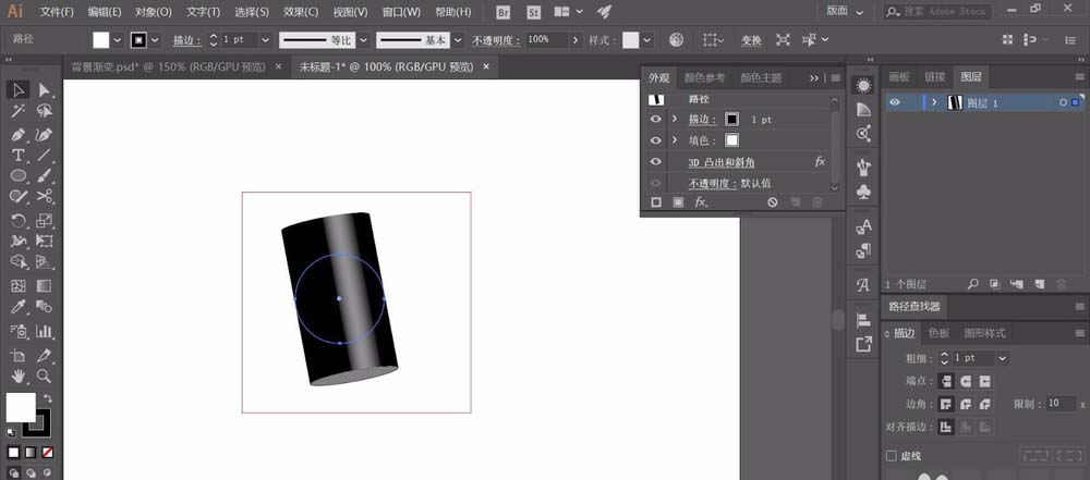 Adobe Illustrator CS6绘制立体3D物体模型的操作步骤截图