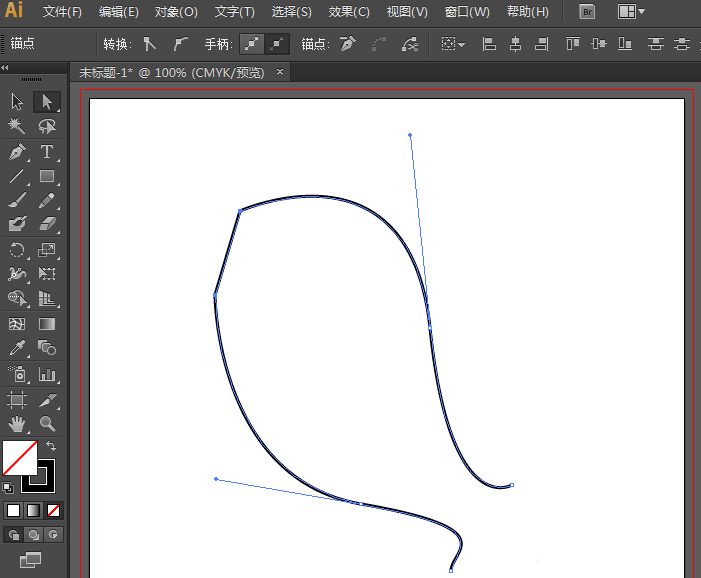 Adobe Illustrator CS6连接线段断点的操作方法截图