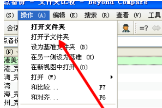 Beyond Compare展开所有子文件夹的相关操作步骤截图
