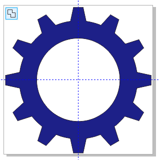 CorelDraw X4绘制齿轮零件模式的操作步骤截图