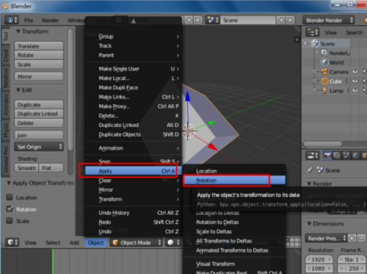 Blender旋转模型的具体操作方法截图