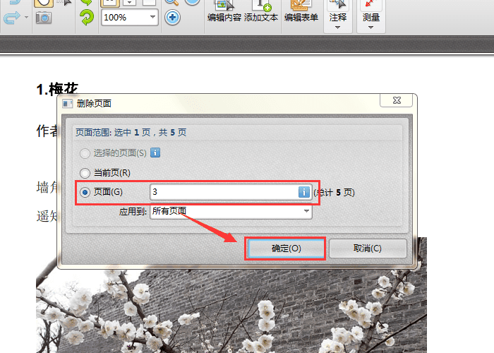 迅捷pdf编辑器删除文档中多余页面的操作教程截图