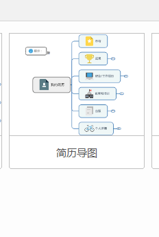 mindmanager制作个人简历的操作教程截图