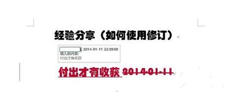 Word 2013中使用修订功能的操作教程截图