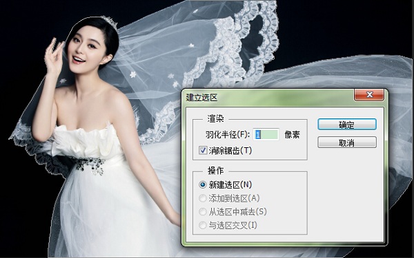 photoshop cs6利用通道快速扣取婚纱照的操作教程截图