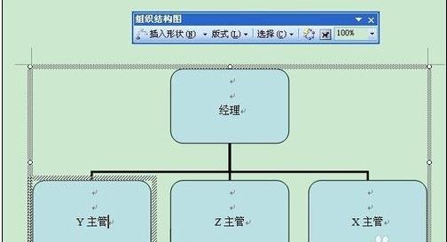 word2003设计出组织结构图的方法步骤截图