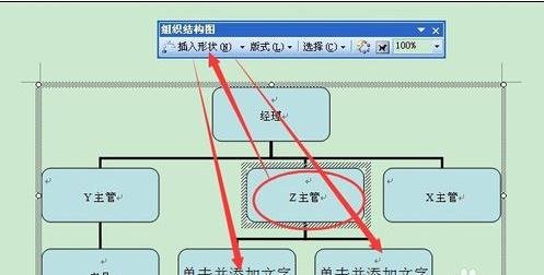 word2003设计出组织结构图的方法步骤截图