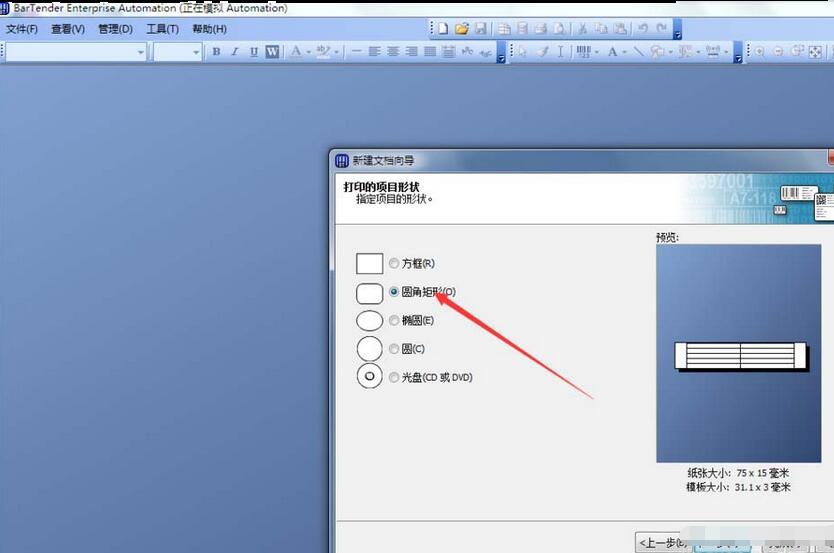 BarTender双排标签纸打印的方法步骤截图