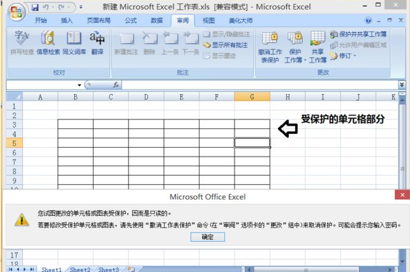 excel2007隐藏单元格内容的操作步骤截图