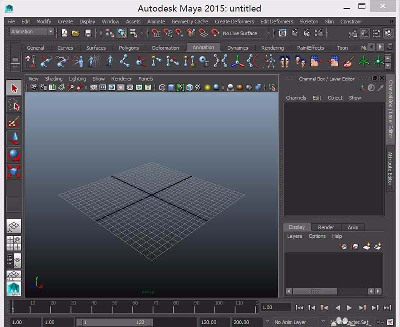 maya创建花草模型的详细操作教程截图