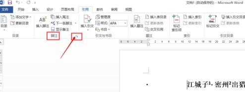 word2013设置脚注每页重新编号的操作教程截图