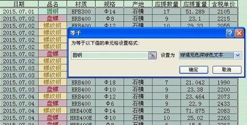 excel2013用不同颜色区分数据区间的操作教程截图