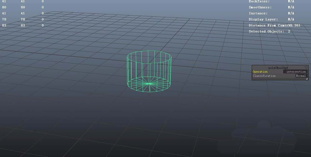 maya中布尔工具使用操作教程截图
