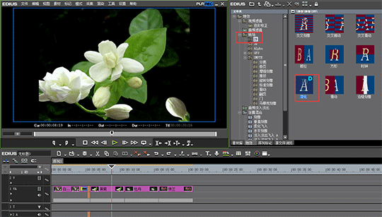 edius制作闪黑特效的操作步骤截图