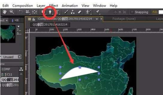 AE制作地图辐射线的操作方法截图