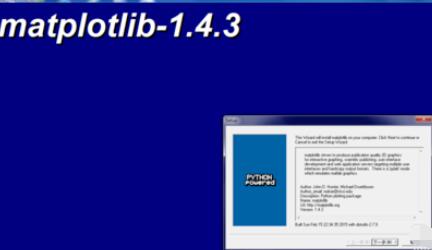 Python 2.7安装matplotlib的操作方法截图