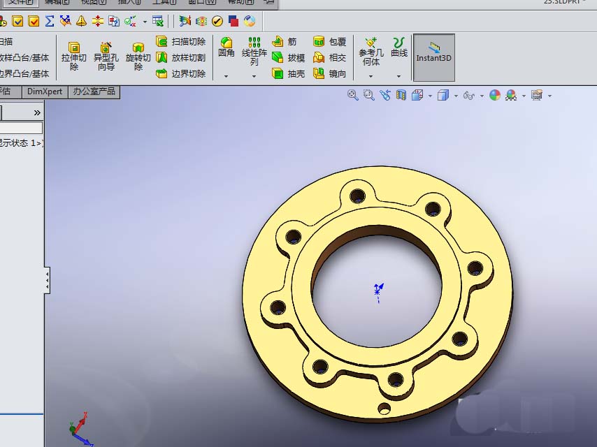 Solidworks绘制剖视图的操作方法截图