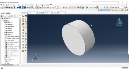 Abaqus绘制圆柱的操作详细步骤截图