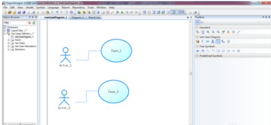 Power Designer建立用例模型的图文步骤截图
