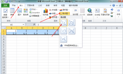 Microsoft Office 2010做出回归直线的具体方法截图