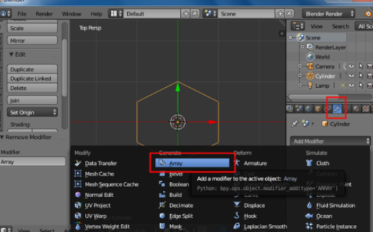 blender制作蜂窝网格的图文操作截图