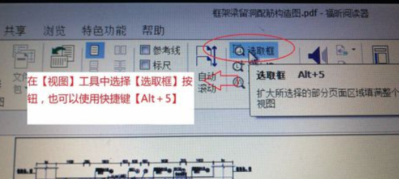 福昕阅读器对于区域选择性打印的设置方法截图