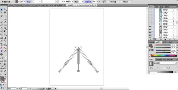 ai绘制望远镜的简单方法截图