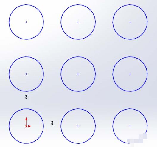 Solidworks使用线性草图阵列功能做出图形的操作方法截图