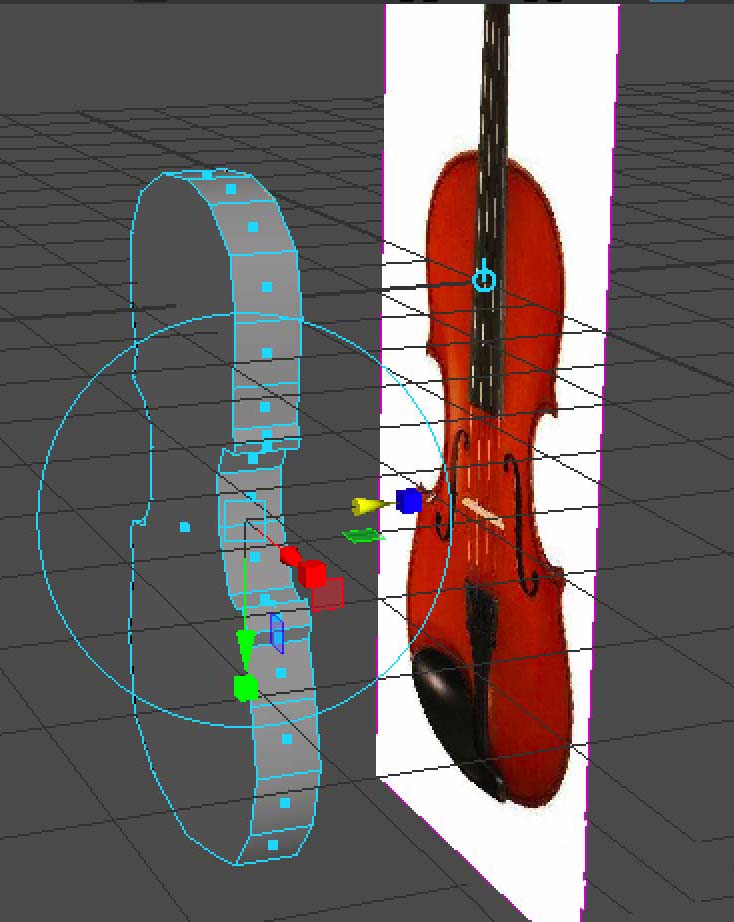 maya软件设计小提琴主体的方法步骤截图