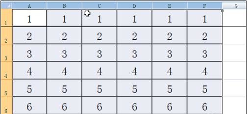 excel2007设置平均分配列宽的具体流程截图