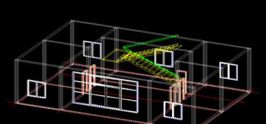 天正建筑2014绘制建筑物二层平面图的使用方法截图