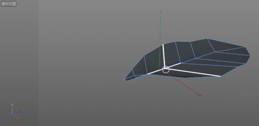 C4D建模一片绿色叶子的操作步骤截图