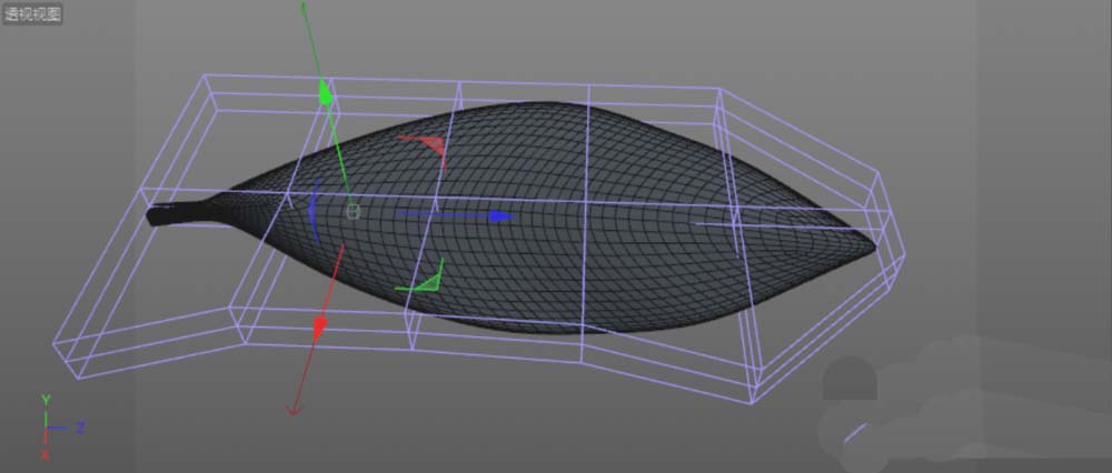 C4D建模一片绿色叶子的操作步骤截图