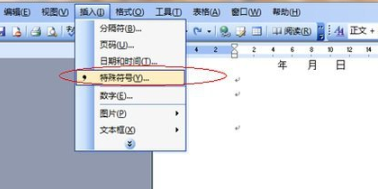 Word 2003中进行方框内打钩的方法步骤截图