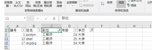 Excel筛选出符合条件的数据的操作方法截图