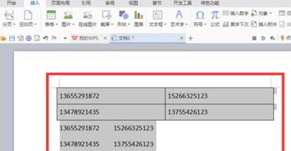 word把个人信息的手机号其中四位设成星号的操作步骤截图