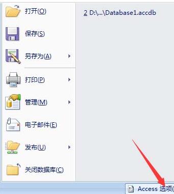 access设置自动打开上次使用的数据库的方法截图