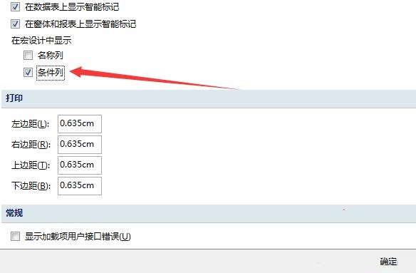 access数据库设置显示宏设计显示条件列的操作方法截图