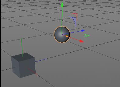 C4D将坐标轴移回到物体中心的简单教程截图