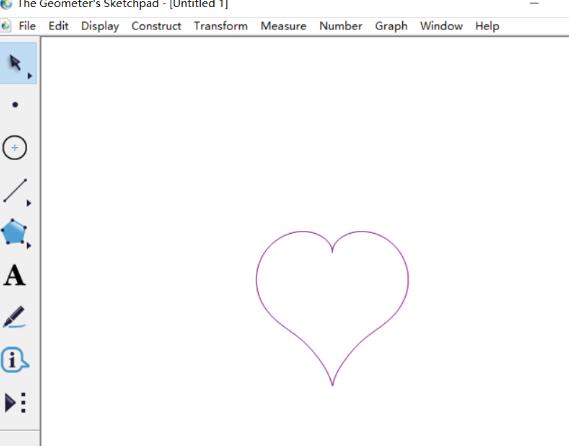 几何画板绘制一个爱心的操作方法截图